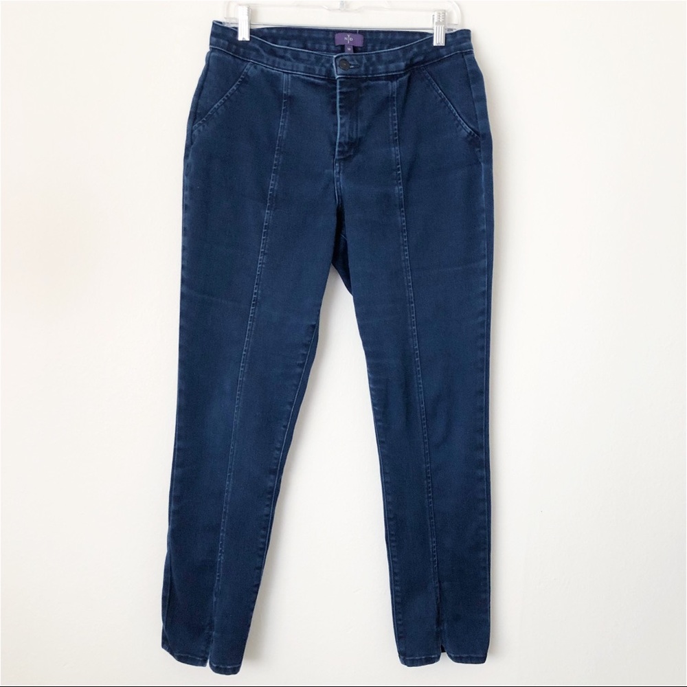 NYDJ Split Hem Seamed Skinny Jean Leggings